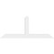 Ekena Millwork Portland Architectural Grade PVC Gable Bracket, 84"W x 35"H x 4"D x 6"F, 10/12 Pitch GBP084X35X0406POR00 - alternate 5